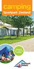 camping Sportpunt Zeeland! Geopend van 1 april tot 1 oktober