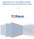 Handleiding voor de SelfServiceDesk TOPdesk Enterprise 5 OSG Piter Jelles