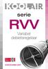 serie RVV Variabel debietsregelaar