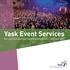 Yask Event Services Een perfect georganiseerd evenement? Just say Yes!
