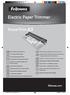 Electric Paper Trimmer