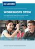 WORKSHOPS STEM. Educatief aanbod wetenschap en technologie voor derde graad secundair onderwijs