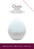 COCOON OIL & MIST DIFFUSER DIFFUSEUR D HUILES ESSENTIELLES OLIE-EN NEVELDIFFUSOR