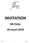 INVITATION NK Clubs 18 maart 2018