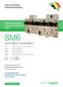 SM6 AA31-BB10, AA33-BB00. Notice d utilisation Gebruikshandleiding. Cellules disjoncteurs Vermogensschakelaar cellen