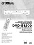 Manual de instrucciones Bruksanvisning Gebruiksaanwijzing. Reproductor DVD Audio/Vídeo DVD-spelare för ljud-och videoskivor DVD-Audio/Video speler