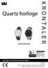 Quartz horloge. 3 jaar. Symboolafbeelding ORIGINELE BEDIENINGSHANDLEIDING GARANTIE