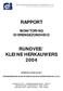 RAPPORT RUNDVEE/ KLEINE HERKAUWERS 2004