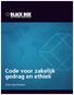 Code voor zakelijk gedrag en ethiek