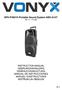 SPX-PA9210 Portable Sound System ABS 2x10'' Ref. nr.: