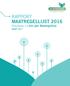 RAPPORT MAATREGELLIJST 2016 Resultaten na één jaar Maatregellijst MAART 2017
