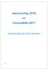 Jaarverslag 2016 en Vooruitblik 2017 Adviesraad Sociaal Domein
