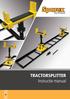 TRACTORSPLITTER Instructie manual