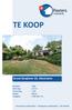 TE KOOP. Groot Berghem 19, Ulestraten. Bouwjaar : 1966 Woon opp. : 155 m 2 Perceel opp. : 1159 Inhoud : 605 m 3