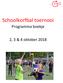 Schoolkorfbal toernooi