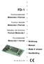 FD-1. Funktionsdecoder Motorola-I-Format. Function decoder Motorola-I-Format. Décodeur de fonctions Format-Motorola I