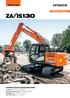 ZAXIS-6-serie HYDRAULISCHE GRAAFMACHINE