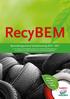 RecyBEM. Beoordelingscriteria bedrijfsvoering