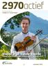 2970actief. Violist Stijn Vande Voorde. bezorgt u een onvergetelijke namiddag op 23 november p.14. Activiteitenkalender Schilde en s-gravenwezel