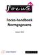 Focus-handboek Normgegevens