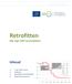 Retrofitten. Inhoud. Met lage GWP-koelmiddelen. 1 - F Gas Phase Down 2 - Ombouw 3 - Beschikbare koelmiddelen 4 - Bijkomende bronnen