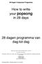 How to write your popsong in 28 days
