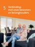 Verbinding: met onze bewoners en belanghouders