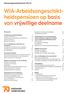 WIA-Arbeidsongeschiktheidspensioen. van vrijwillige deelname