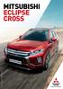 Prijzen en specificaties MY juli 2018 MITSUBISHI ECLIPSE CROSS