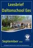 September 2018 OPENBARE BASISSCHOOL VOOR DALTONONDERWIJS