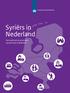 Syriërs in Nederland. Een studie over de eerste jaren van hun leven in Nederland
