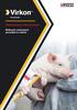 Desinfectie. Uitgebreid biosecurity programma. Afrikaanse varkenspest preventive & controle