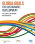 Global goals FOR SUSTAINABLE DEVELOPMENT WAT LOKALE OVERHEDEN MOETEN WETEN