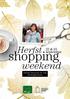 Herfst. 22 & 23 september. shopping. weekend Ontdek binnenin de vele kortingsbonnen. van Vlaanderen