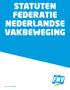 STATUTEN FEDERATIE NEDERLANDSE VAKBEWEGING