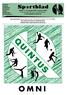 OMNI.   Week 11, 12 maart 2018, nummer 2547 u kunt dit blad ook lezen op onze website: QUINTUS. voetbal badminton volleybal