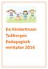 De KinderKroon Tubbergen Pedagogisch werkplan 2016