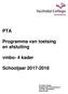 Programma van toetsing en afsluiting