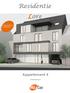 Residentie Lore. Appartement 4. Verdieping 3. 4 appartementen & handelspand