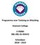 Programma voor Toetsing en Afsluiting. Diamant College 3 VMBO BBL-KBL-GL-MAVO