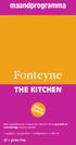 Fonteyne THE KITCHEN. GF = gluten free. Deze maaltijdformule is ideaal voor iedereen die een gezonde en evenwichtige voeding nastreeft.