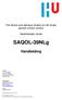 SAQOL-39NLg. Handleiding. The Stroke and Aphasia Quality of Life Scale, generic stroke version. Nederlandse versie