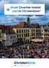 Maak Deventer mooier met de ChristenUnie!