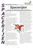 Spacerijen. Clubblad van badmintonvereniging Space Shuttle