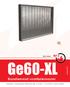 Ge60-XL. Brandwerend ventilatierooster G3-B 06/2011