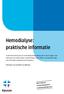 Hemodialyse: praktische informatie