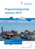 Programmabegroting/ Jaarplan 2019