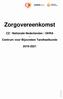 Zorgovereenkomst. CZ / Nationale Nederlanden / OHRA - Centrum voor Bijzondere Tandheelkunde