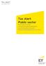 Tax Alert 12 november Public sector Wet modernisering vennootschapsbelastingplicht overheidsondernemingen Nadere handreikingen van de SVLO