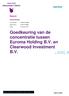 Goedkeuring van de concentratie tussen Euroma Holding B.V. en Clearwood Investment B.V.